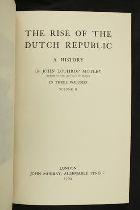 The Rise of the Dutch Republic