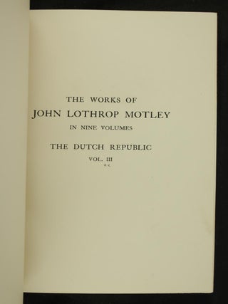 The Rise of the Dutch Republic
