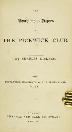 The Posthumous Papers of The Pickwick Club