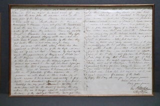 George McClellan Mexican-American War Hand Written Letter
