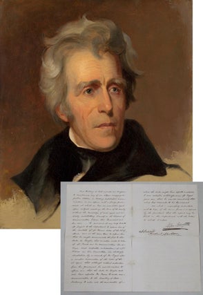 Item #194920706771 1835 Andrew Jackson Signed Document Treasonist Activities. Andrew Jackson