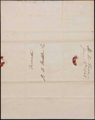 1848 Martin Van Buren ALS **SIGNED** Letter Regarding Running for President Fine