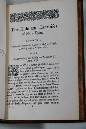 The Rule and Exercises of Holy Living & Dying