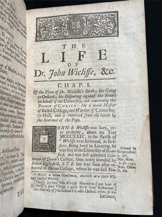 History of the Life and Sufferings of John Wicliffe