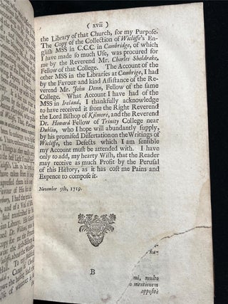 History of the Life and Sufferings of John Wicliffe