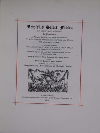 Bewick's Select Fables of Aesop