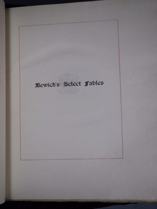Bewick's Select Fables of Aesop