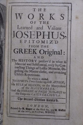 The Works of Josephus Wars & Utter Ruin of the Jews