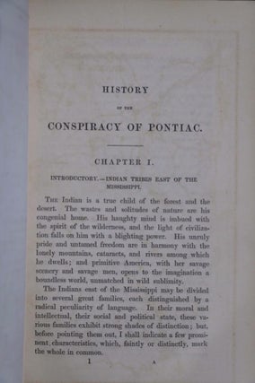 History of the Conspiracy of Pontiac