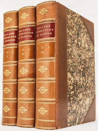 Item #203159181669 Introduction to the Literature of Europe. Henry Hallam