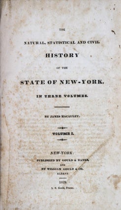 The Natural, Statistical and Civil History of the State of New-York