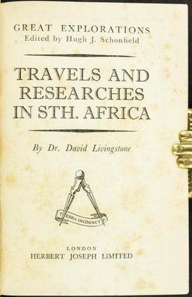 Travels and Researches in South Africa