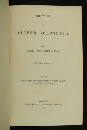 The Works of Oliver Goldsmith