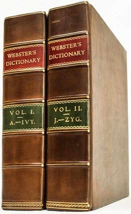 Item #203280165366 The Dictionary of the English Language. Noah Webster