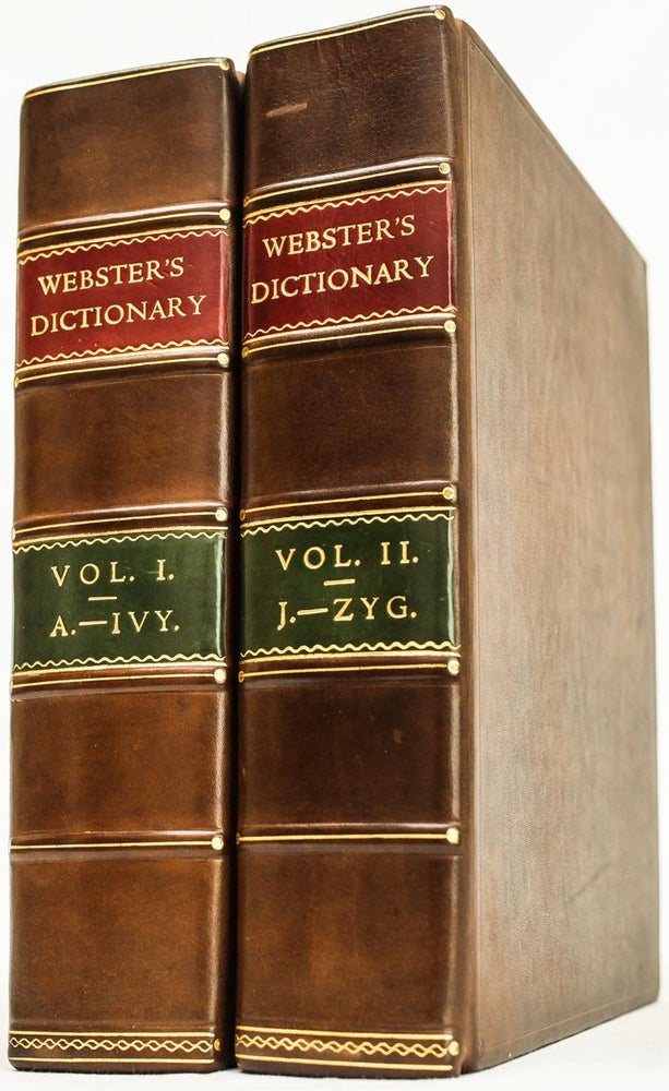 Item #203280165366 The Dictionary of the English Language. Noah Webster.