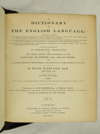 The Dictionary of the English Language