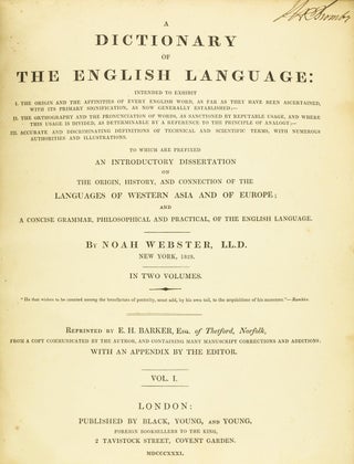 The Dictionary of the English Language