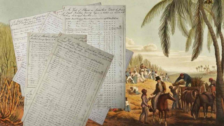 Item #204108027792 1832 Inventory of Almost 200 Enslaved People on 3 Jamaican Sugar Plantations
