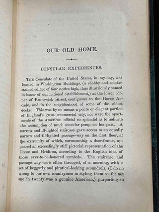 Our Old Home: A Series of English Sketches