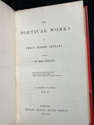 The Poetical Works of Percy Bysshe Shelley