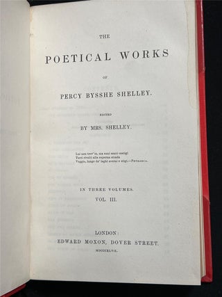 The Poetical Works of Percy Bysshe Shelley