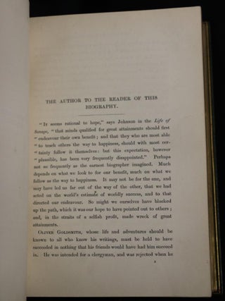 Life and Times of Oliver Goldsmith