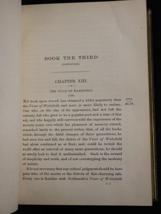 Life and Times of Oliver Goldsmith