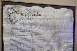 RARE 1682 Colonial William Penn Signed Document