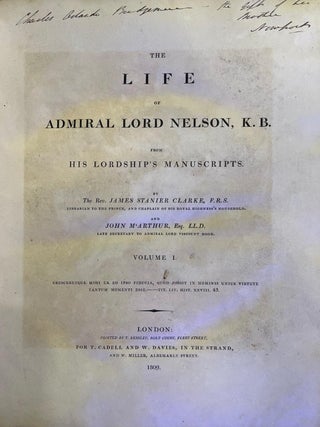 The Life of Admiral Lord Nelson, K. B.