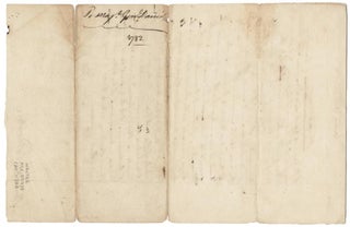John Hancock Designs of the Enemy to Destroy Albany Revolutionary War Letter