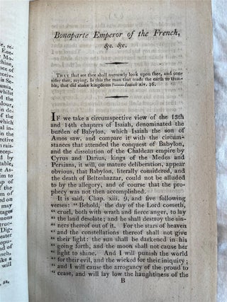 Napoleon and Prophecy