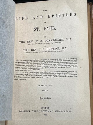The Life and Epistles of St. Paul
