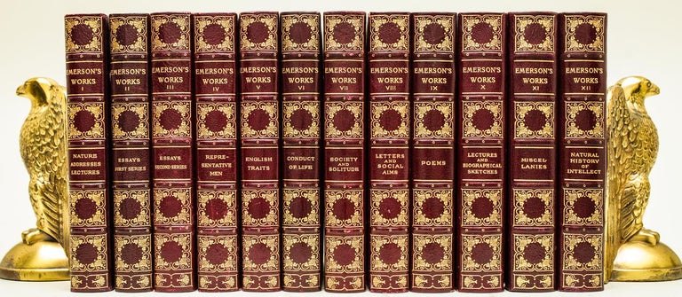 Item #324 The Complete Works of Ralph Waldo Emerson. Ralph Waldo Emerson.
