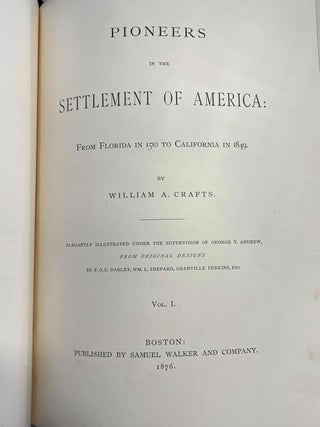 Pioneers in the Settlement of America