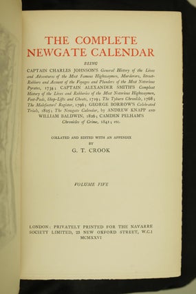 The Complete Newgate Calendar