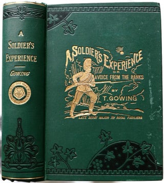 Item #426 A Soldier's Experience. Royal Fusilier T. Gowling