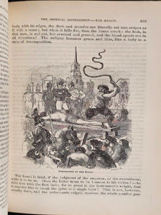 1855 Illustrated Description of the Russian Empire Full Leather by Robert Sears