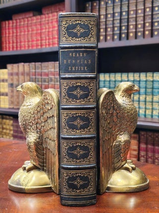 1855 Illustrated Description of the Russian Empire Full Leather by Robert Sears