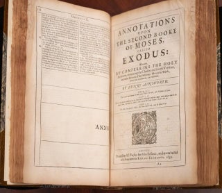 1639 Henry Ainsworth Annotations Spurgeon Recommended Folio 13.5" Tall Scarce