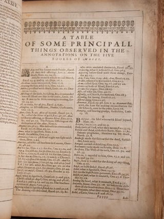 1639 Henry Ainsworth Annotations Spurgeon Recommended Folio 13.5" Tall Scarce