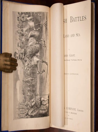 1891 British Battles On Land & Sea Knights Templar American Revolution Fine Rare