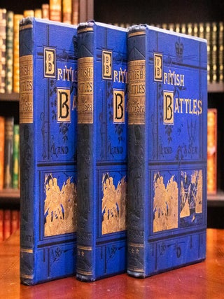 1891 British Battles On Land & Sea Knights Templar American Revolution Fine Rare