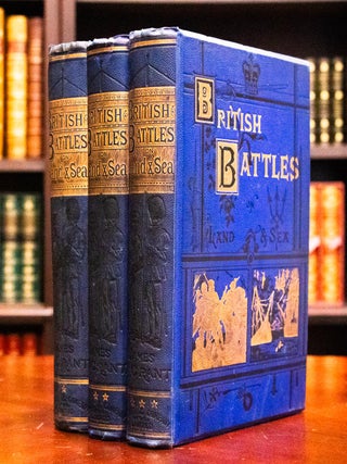 1891 British Battles On Land & Sea Knights Templar American Revolution Fine Rare