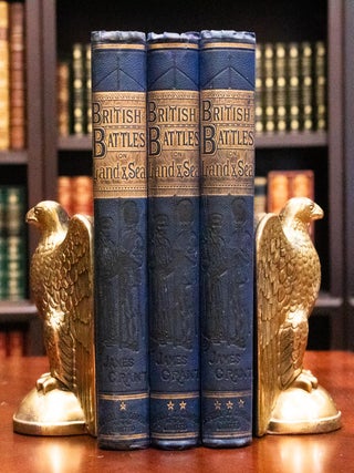 1891 British Battles On Land & Sea Knights Templar American Revolution Fine Rare