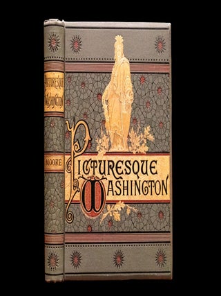 Item #487 1884 Picturesque Washington First Edition Fine Binding Illustrated