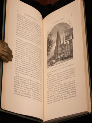 1884 Picturesque Washington First Edition Fine Binding Illustrated