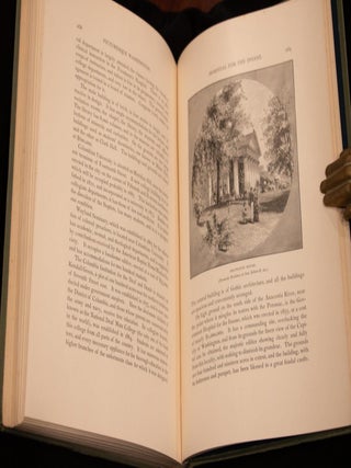 1884 Picturesque Washington First Edition Fine Binding Illustrated