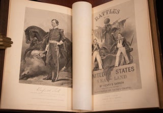 1858 Battles of the United States by Sea & Land American Revolution Indian Wars