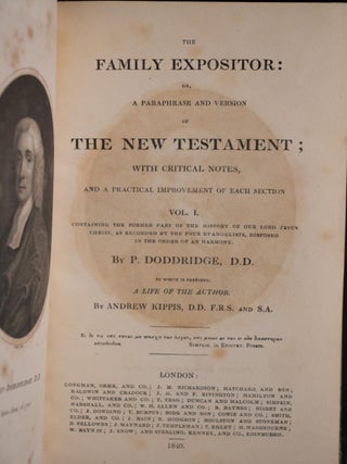 1840 The Family Expositor by Philip Doddridge Spurgeon Recommended Fine Leather