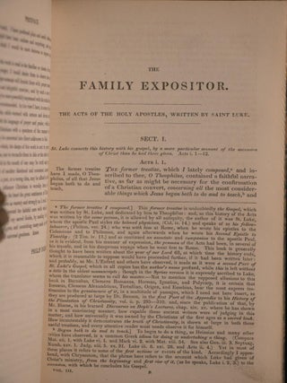 1840 The Family Expositor by Philip Doddridge Spurgeon Recommended Fine Leather